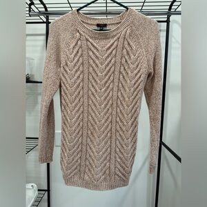 Talbots Women's Cable Knit Sweater - Light Brown